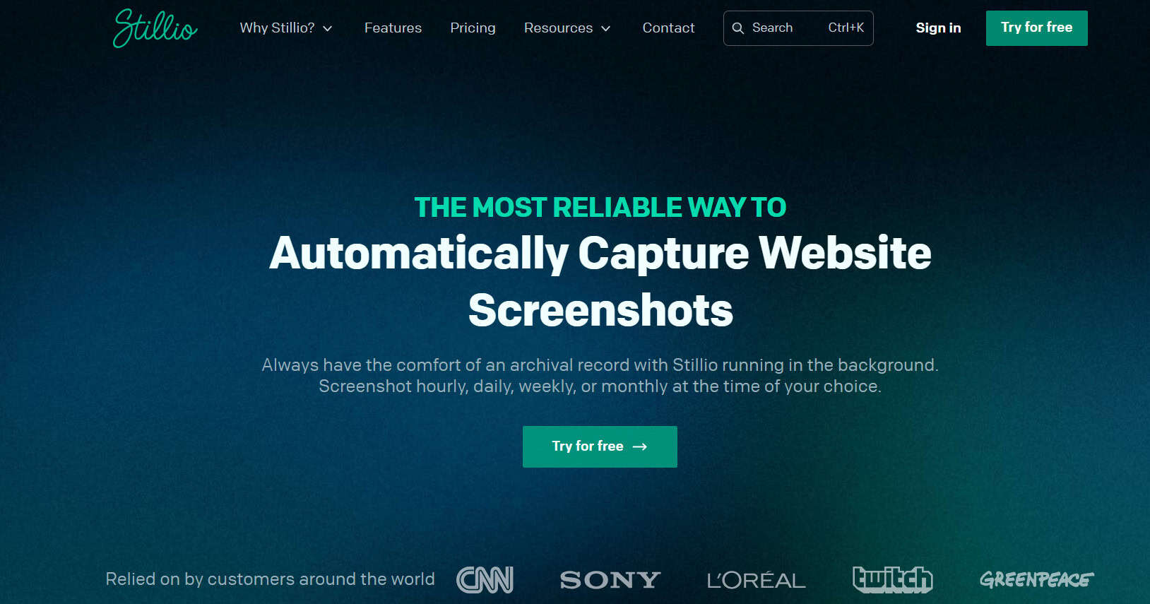 Stillio | أفضل بدائل Wayback Machine