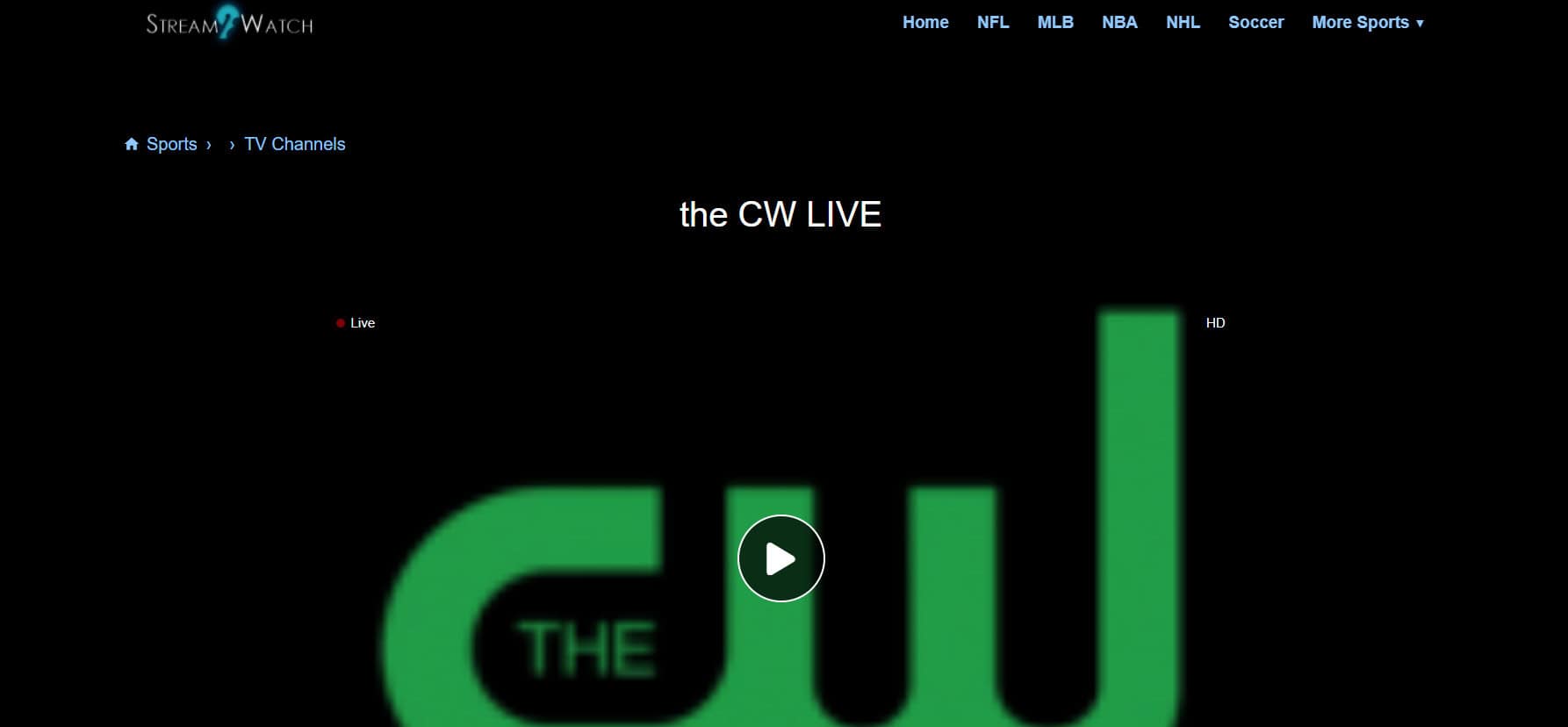 Stream2Watch | أفضل مواقع بث مباريات NFL المجانية