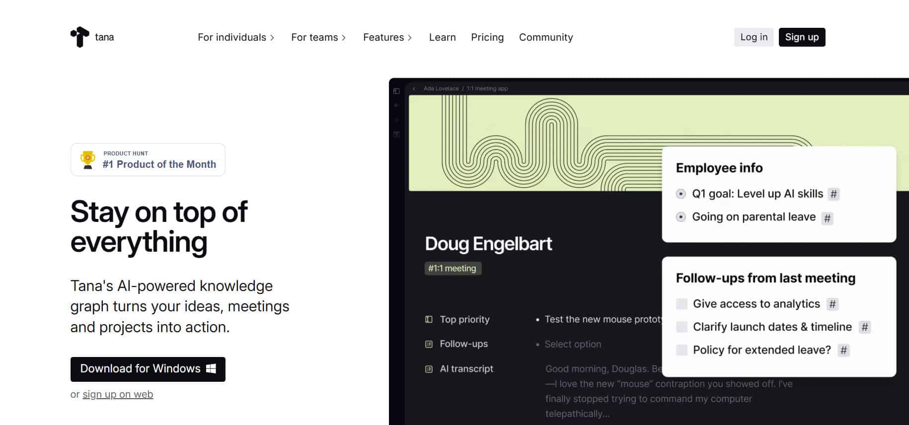 Tana | أفضل بدائل Obsidian