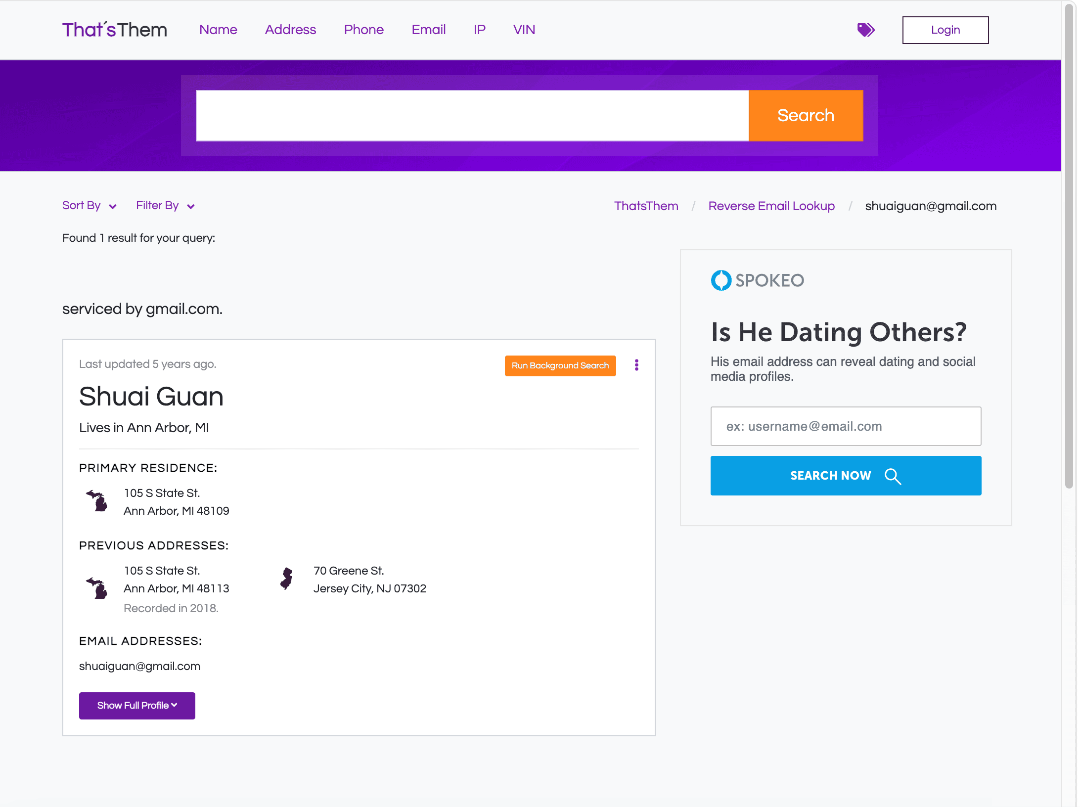 ذاتس ذيم | أفضل مواقع البحث المجاني عن الأشخاص