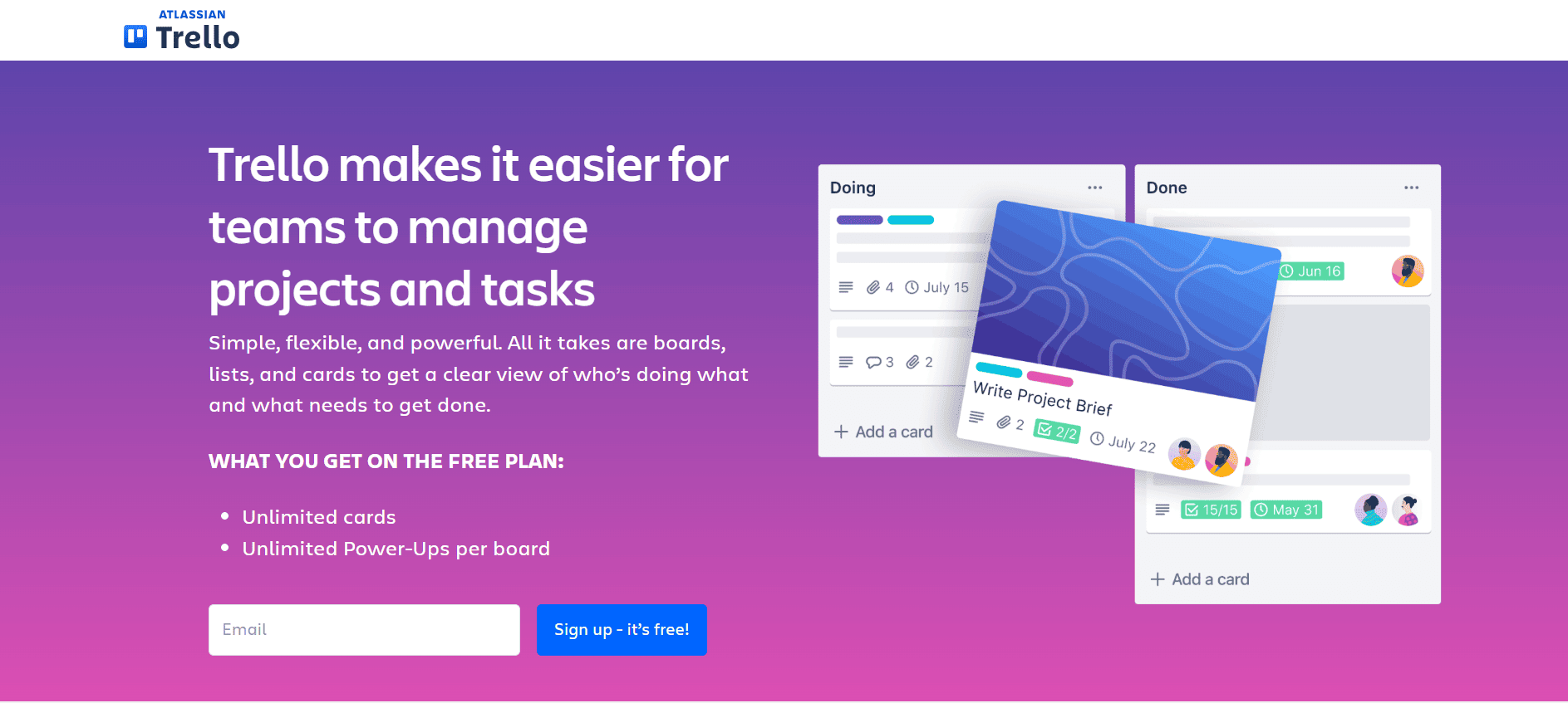 Trello | أفضل تطبيق تذكير مجاني مع منبه لأجهزة Android و iPhone