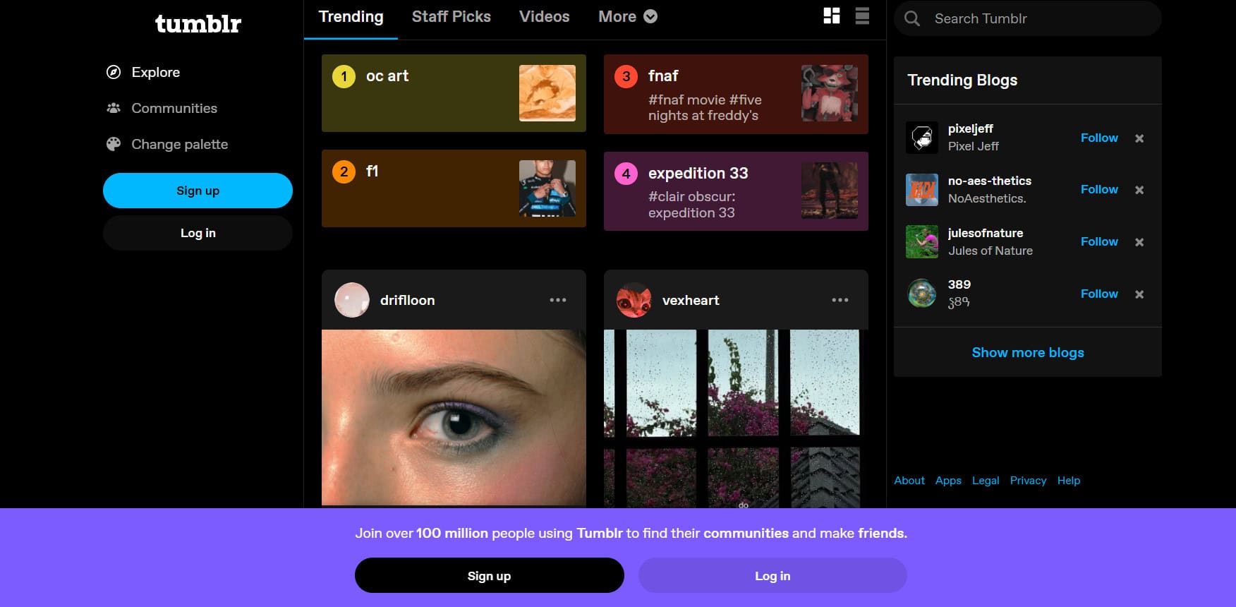 Tumblr | أفضل المواقع المشابهة لـ DeviantArt