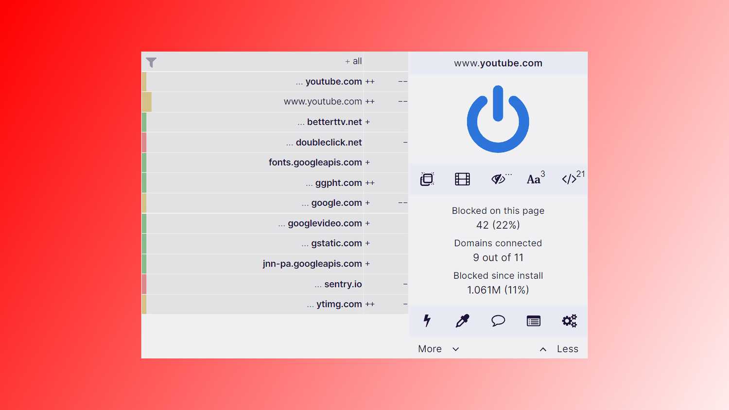 إضافة uBlock Origin لحجب الإعلانات.