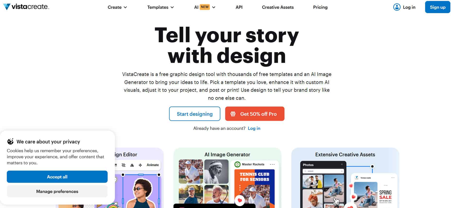VistaCreate | أفضل بدائل Canva