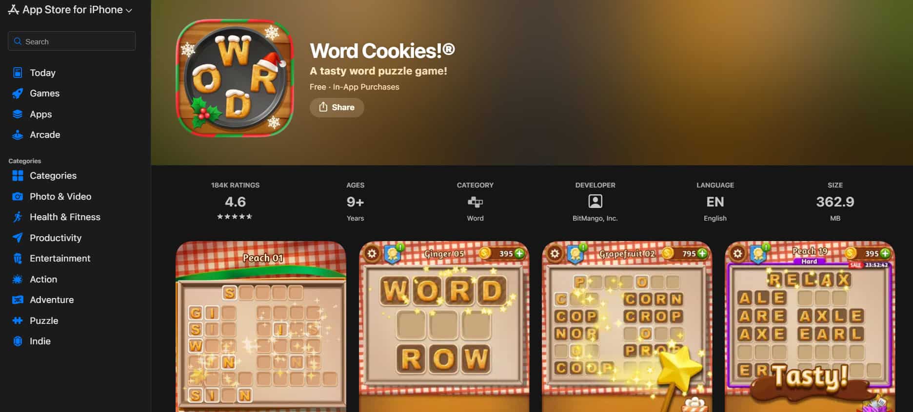 Word Cookies