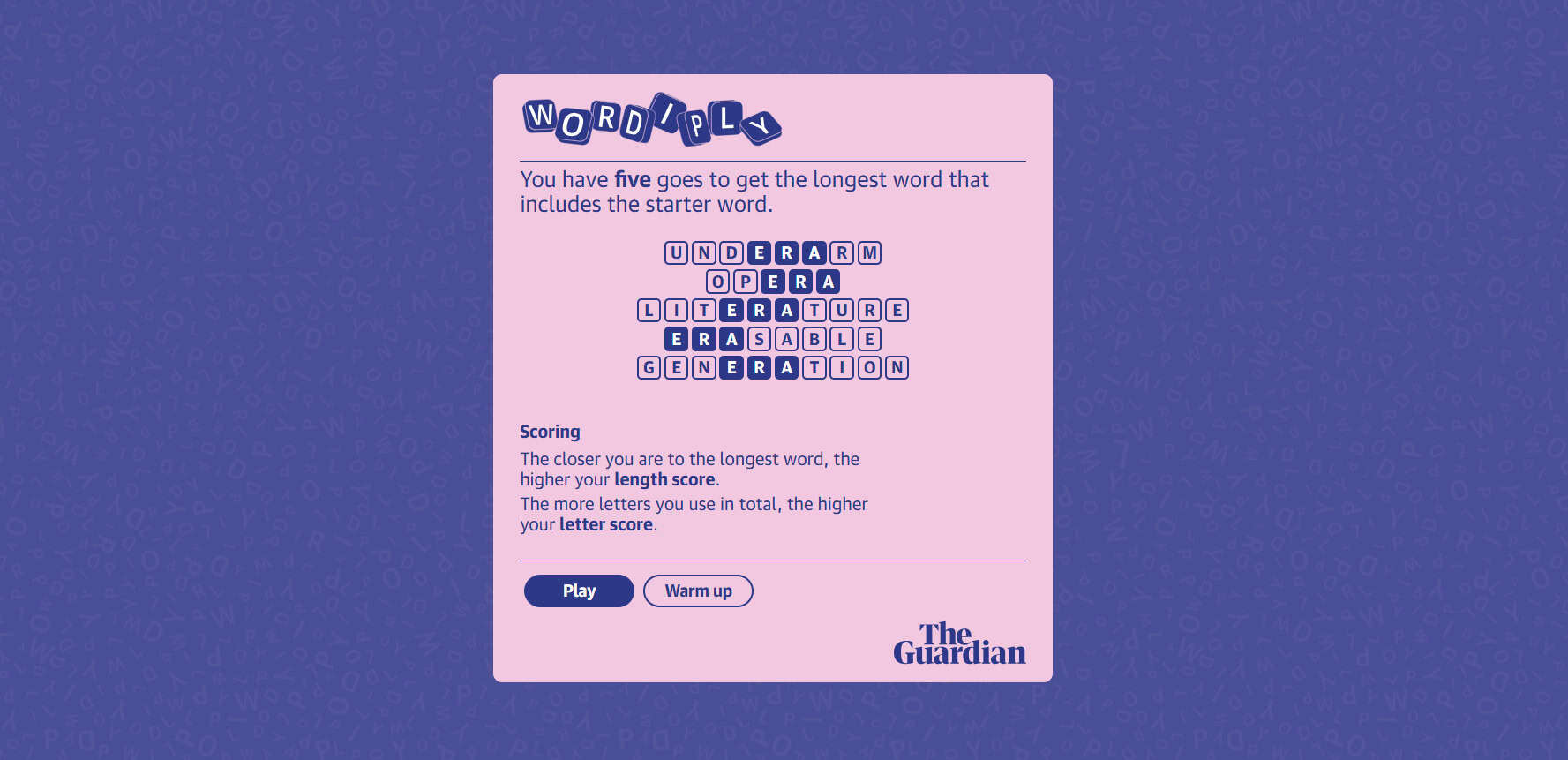 Wordiply | أفضل ألعاب التهجئة المجانية الشبيهة بـ NYT