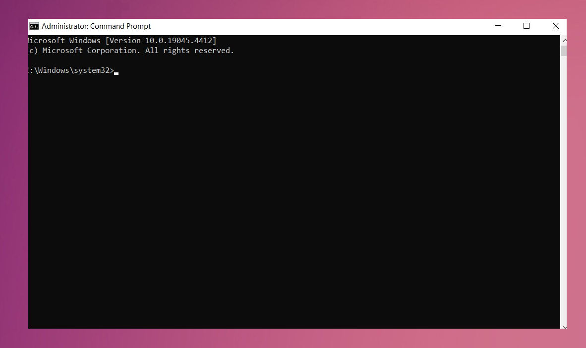 نافذة الأوامر