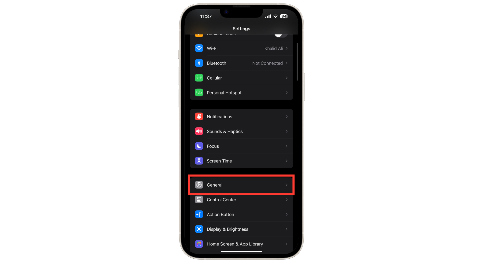 اضغط على عام