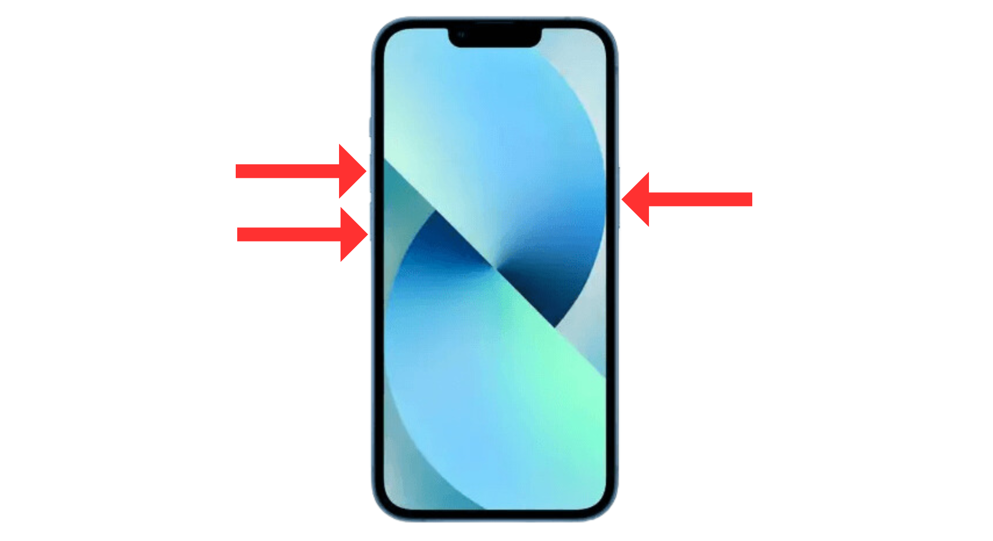 اضغط على الأزرار في نفس الوقت