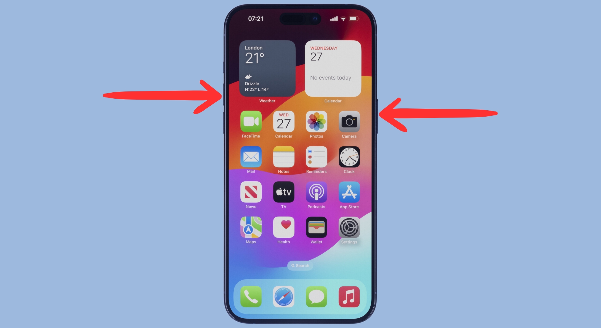 اضغط على الزرين معًا