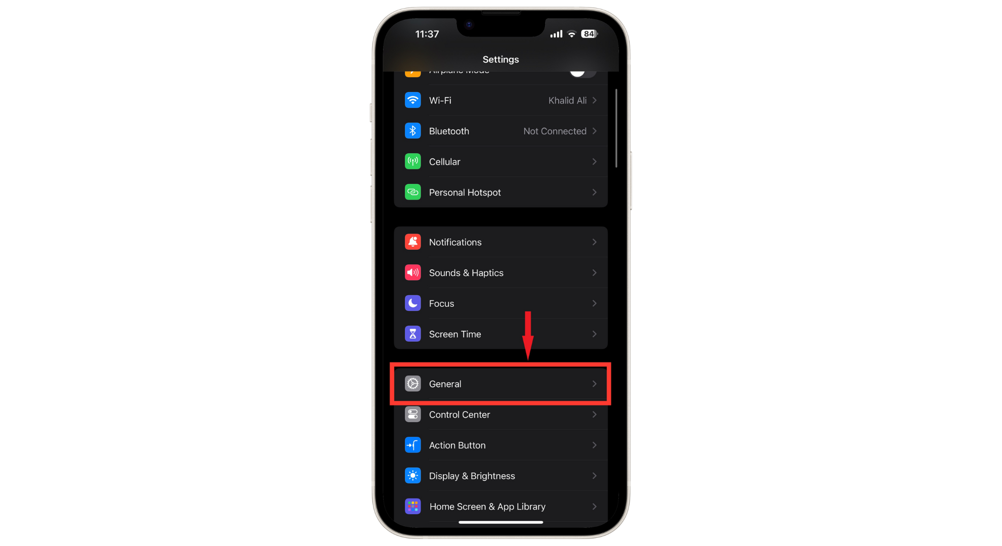 انقر على عام