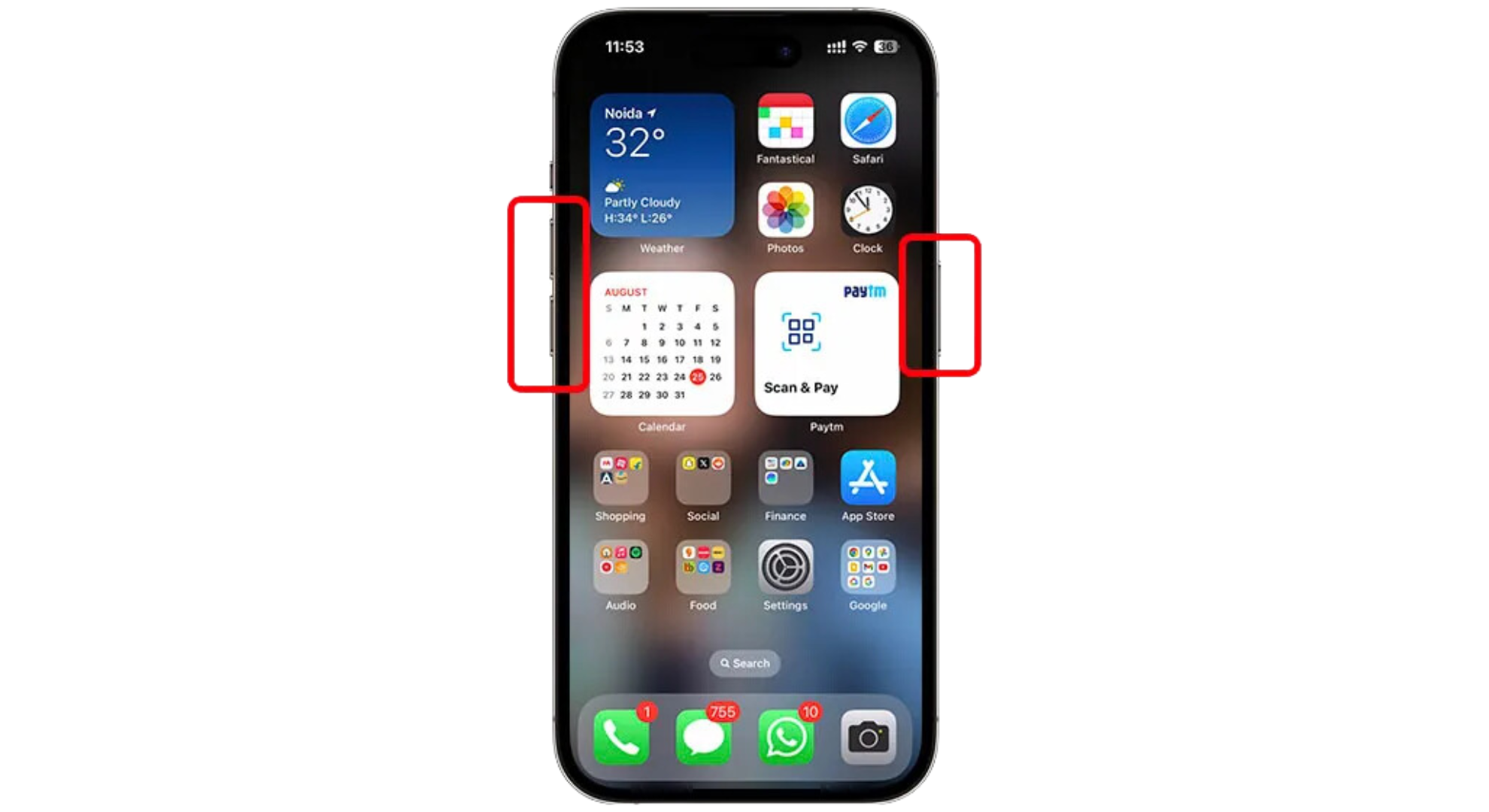 اضغط على الزرين معًا