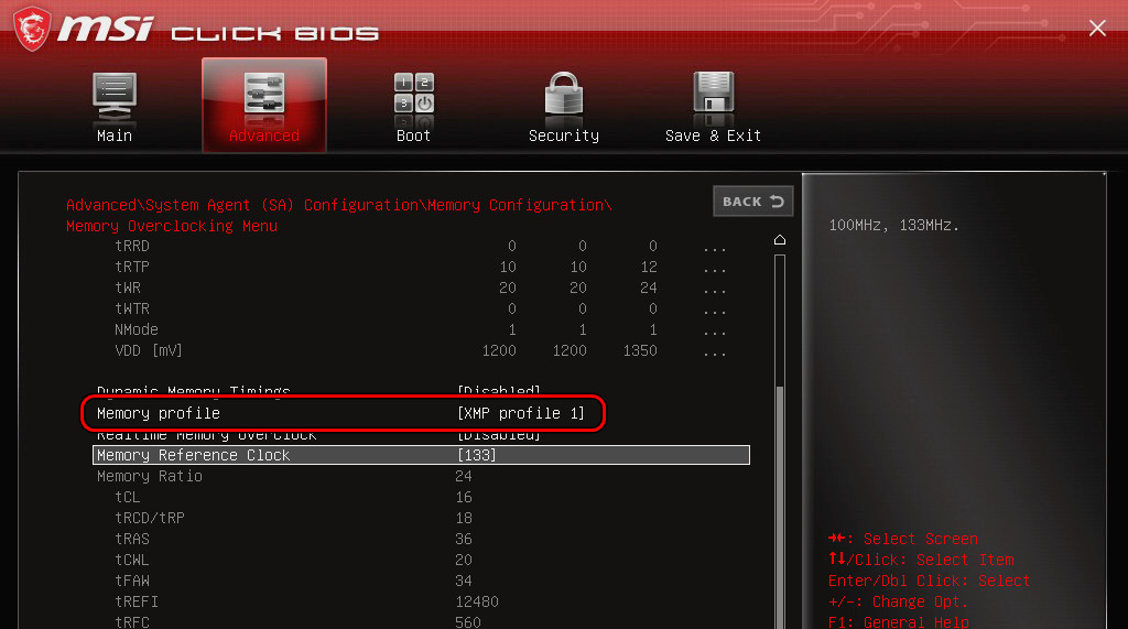 ملف تعريف XMP لا يعمل