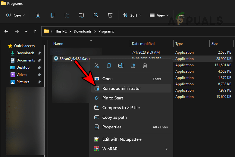 تشغيل مثبت إبسون سكان 2 كمسؤول
