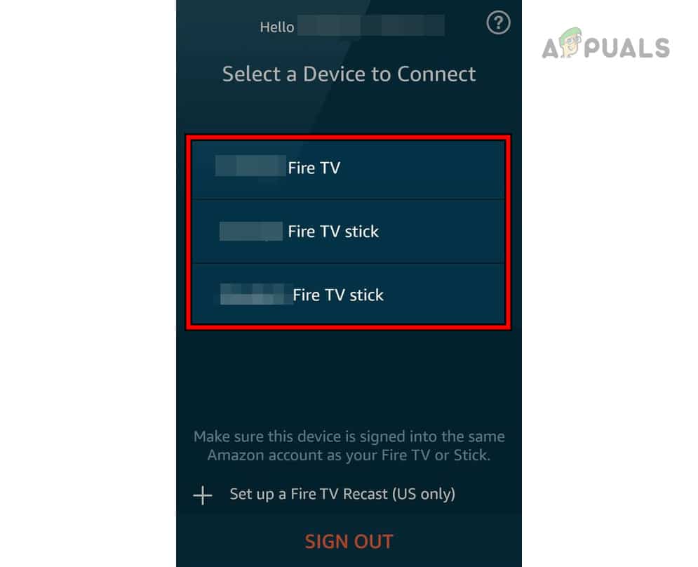 إعادة ضبط Firestick باستخدام تطبيق Fire TV