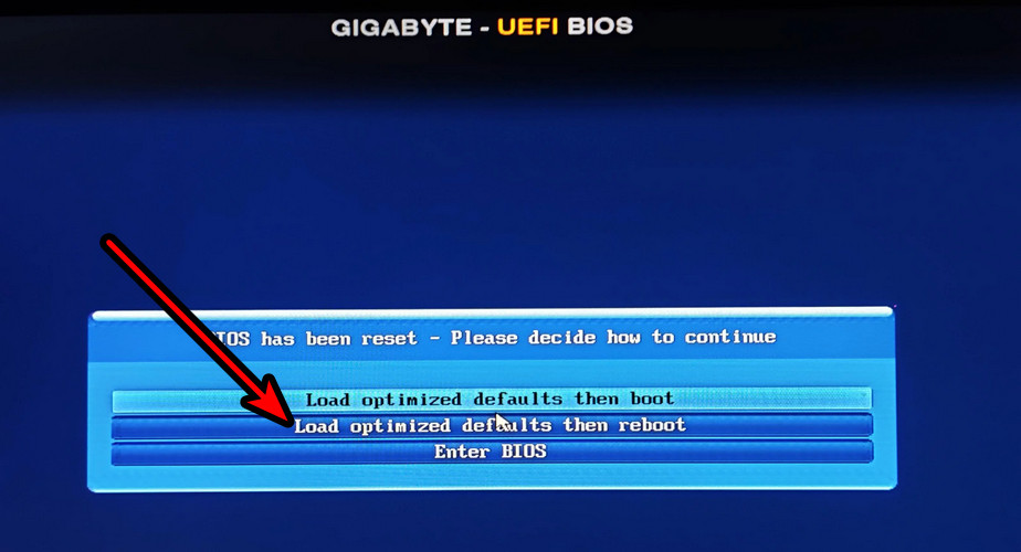 إعادة ضبط BIOS وتحميل إعداداته الافتراضية المحسّنة