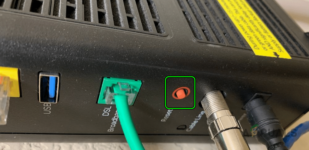 Reset the ATT Router to Factory Defaults
