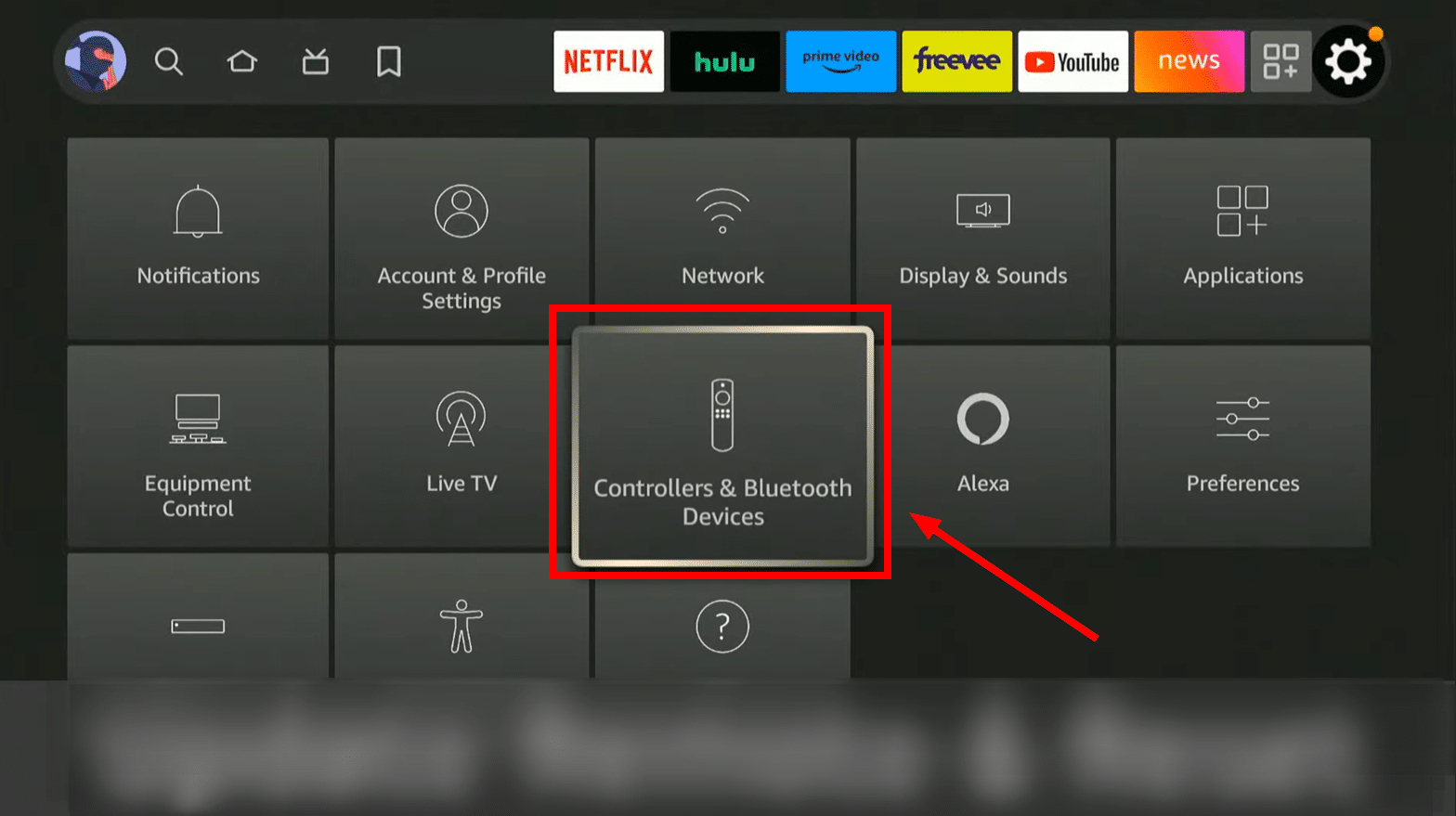 انتقل إلى وحدات التحكم وأجهزة Bluetooth