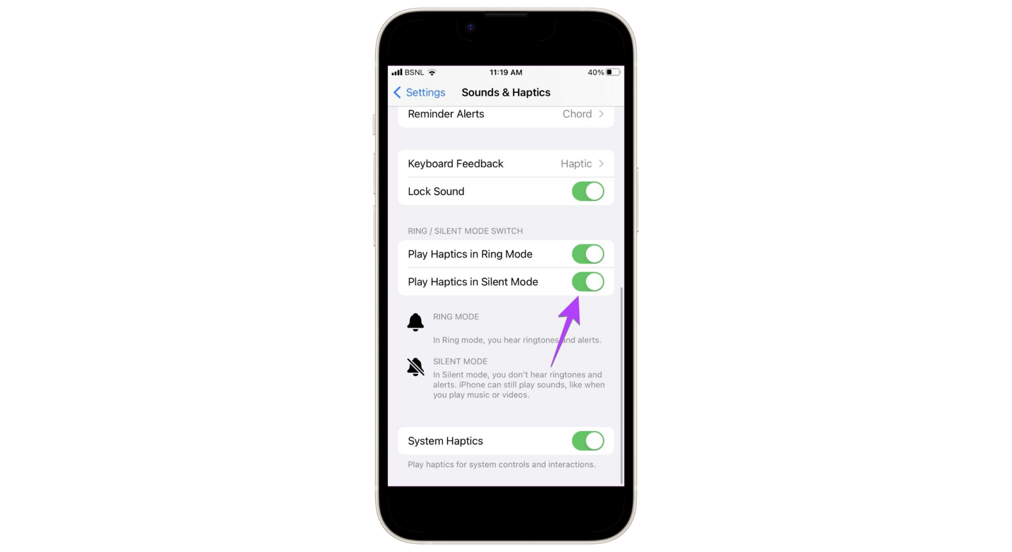 انقر على نقل أو إعادة تعيين iPhone