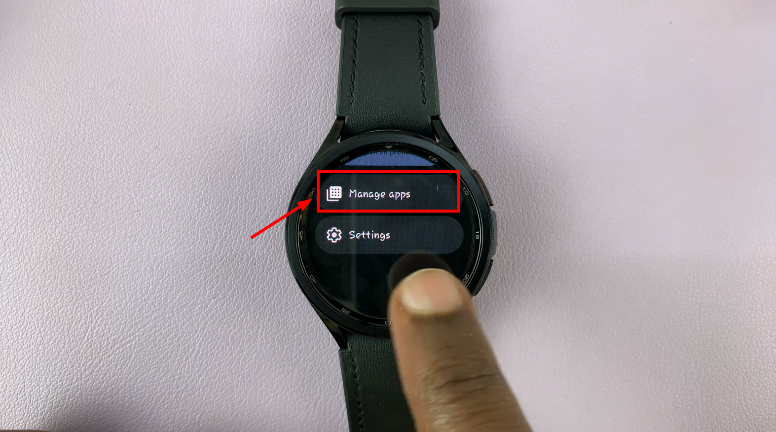 انقر على إدارة التطبيقات