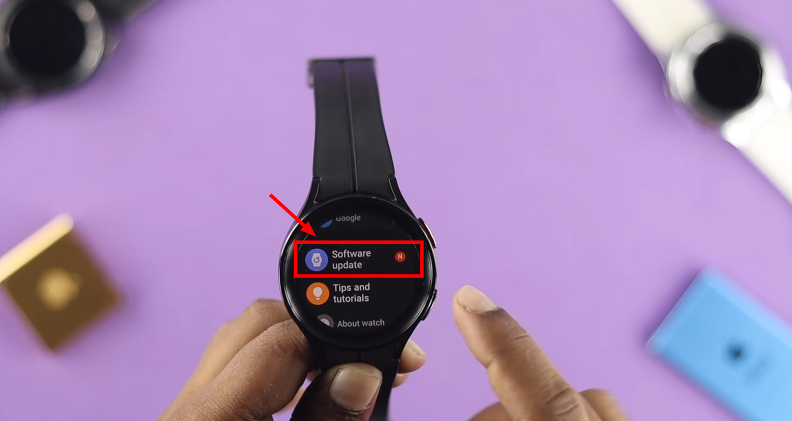 اضغط على تحديث البرنامج