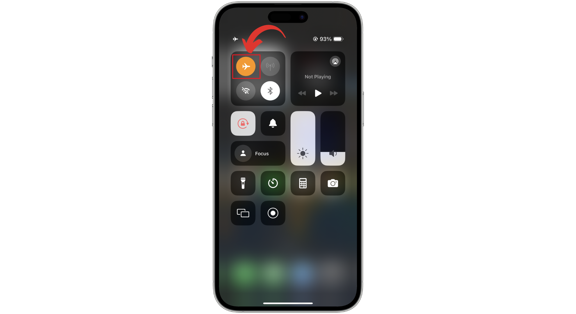 اضغط على أيقونة الطائرة