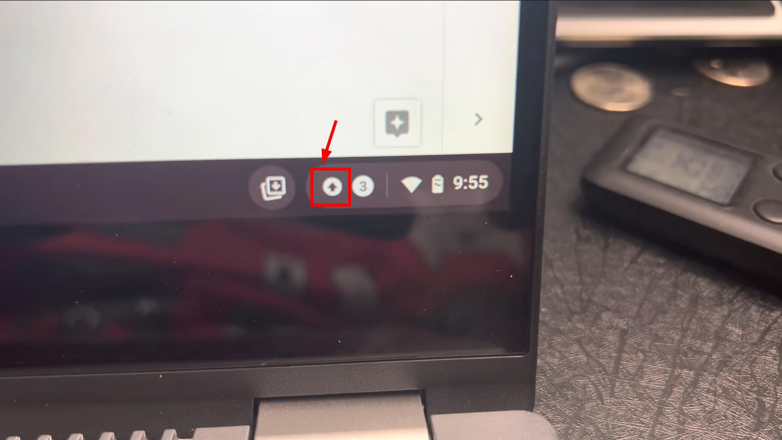 سيظهر Caps Lock