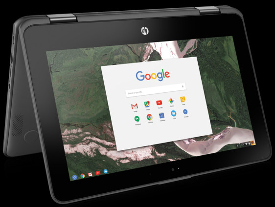 ضع Chromebook في وضع الجهاز اللوحي