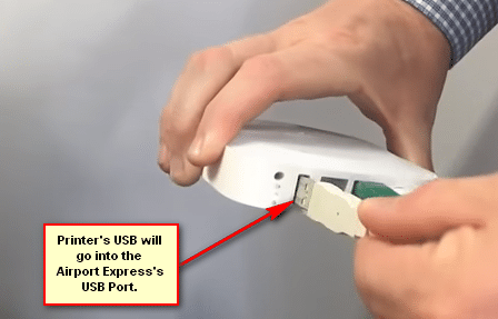 كيف تحول طابعة USB إلى لاسلكية باستخدام Airport Express