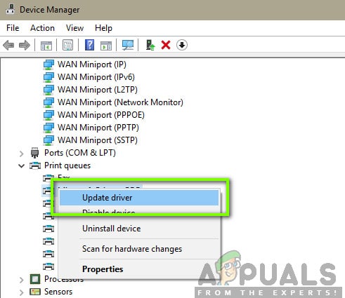 Updating Printer Driver