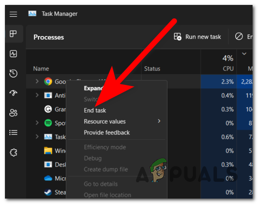 إنهاء المهمة