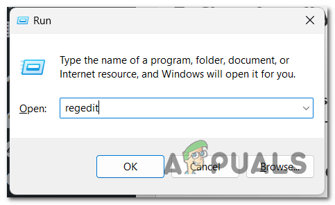 فتح Registry Editor