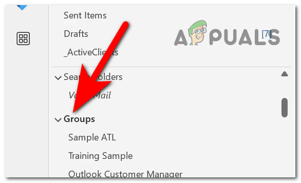 توسيع قائمة المجموعات