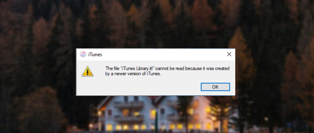 حل مشكلة تعذر قراءة ملف iTunes Library.itl