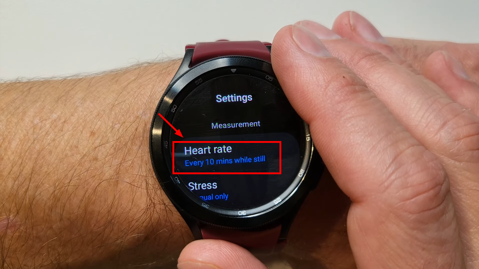 اضغط على معدل ضربات القلب