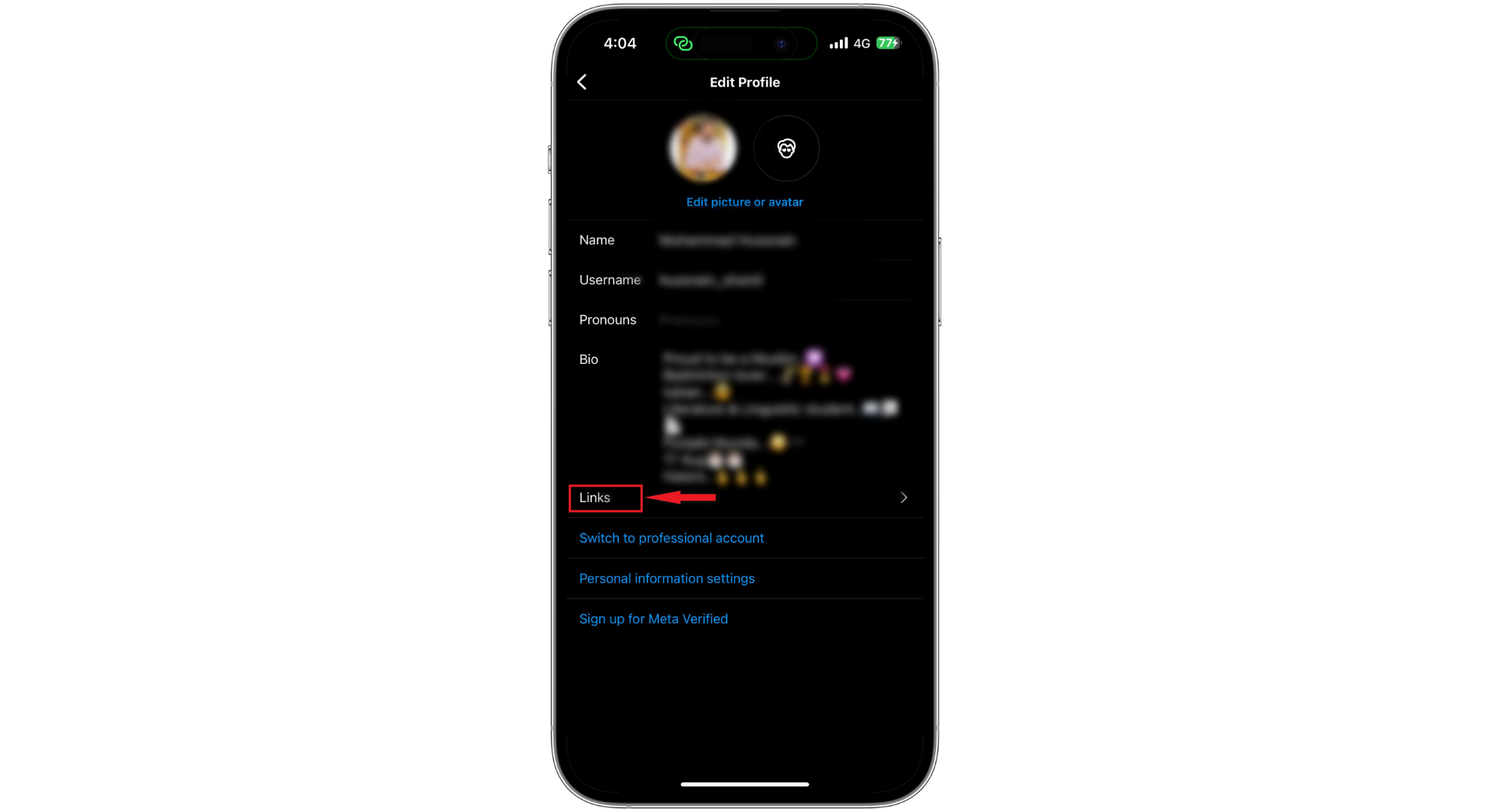 انقر على الروابط