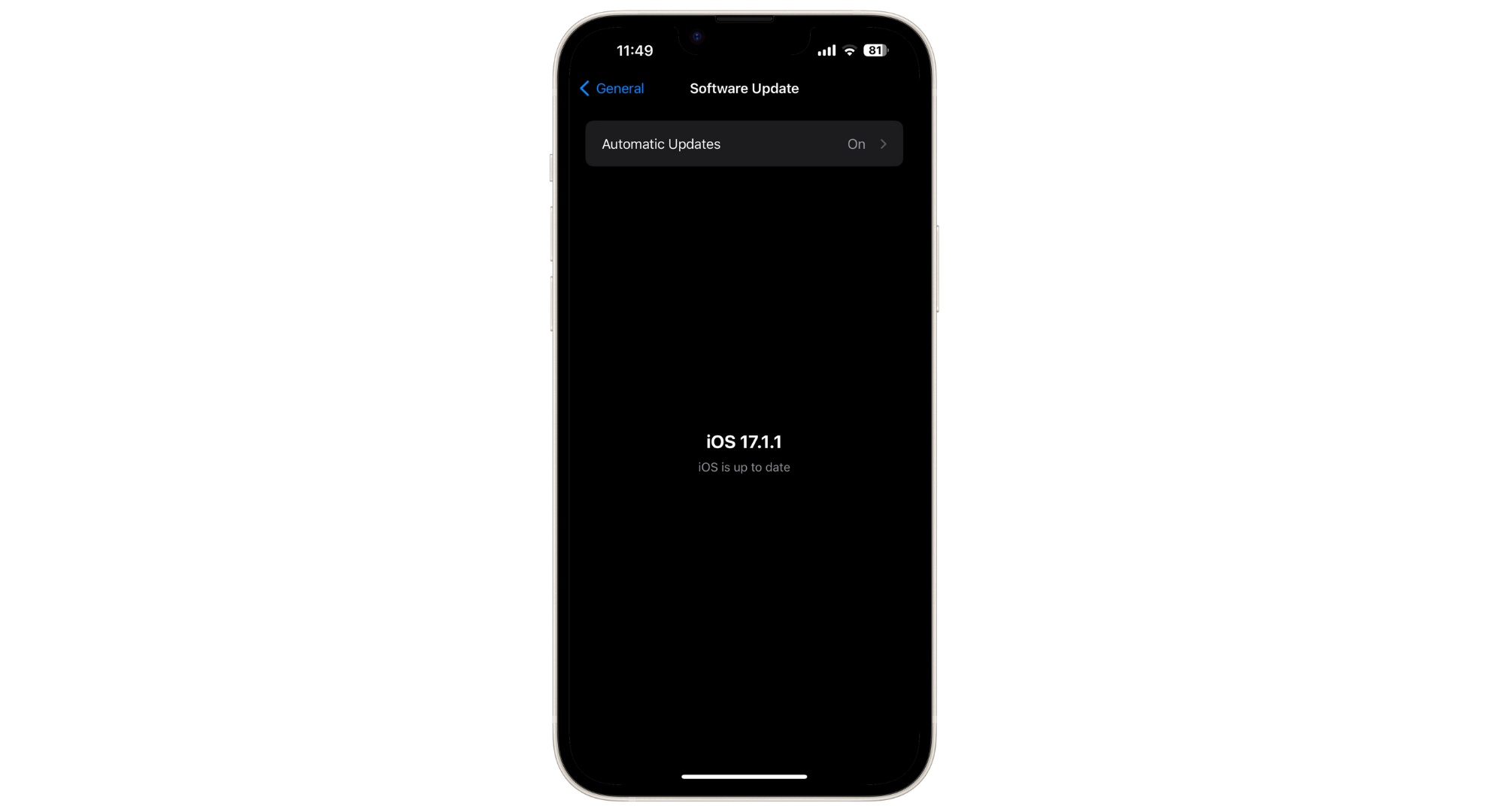 تثبيت أحدث تحديث لـ iOS