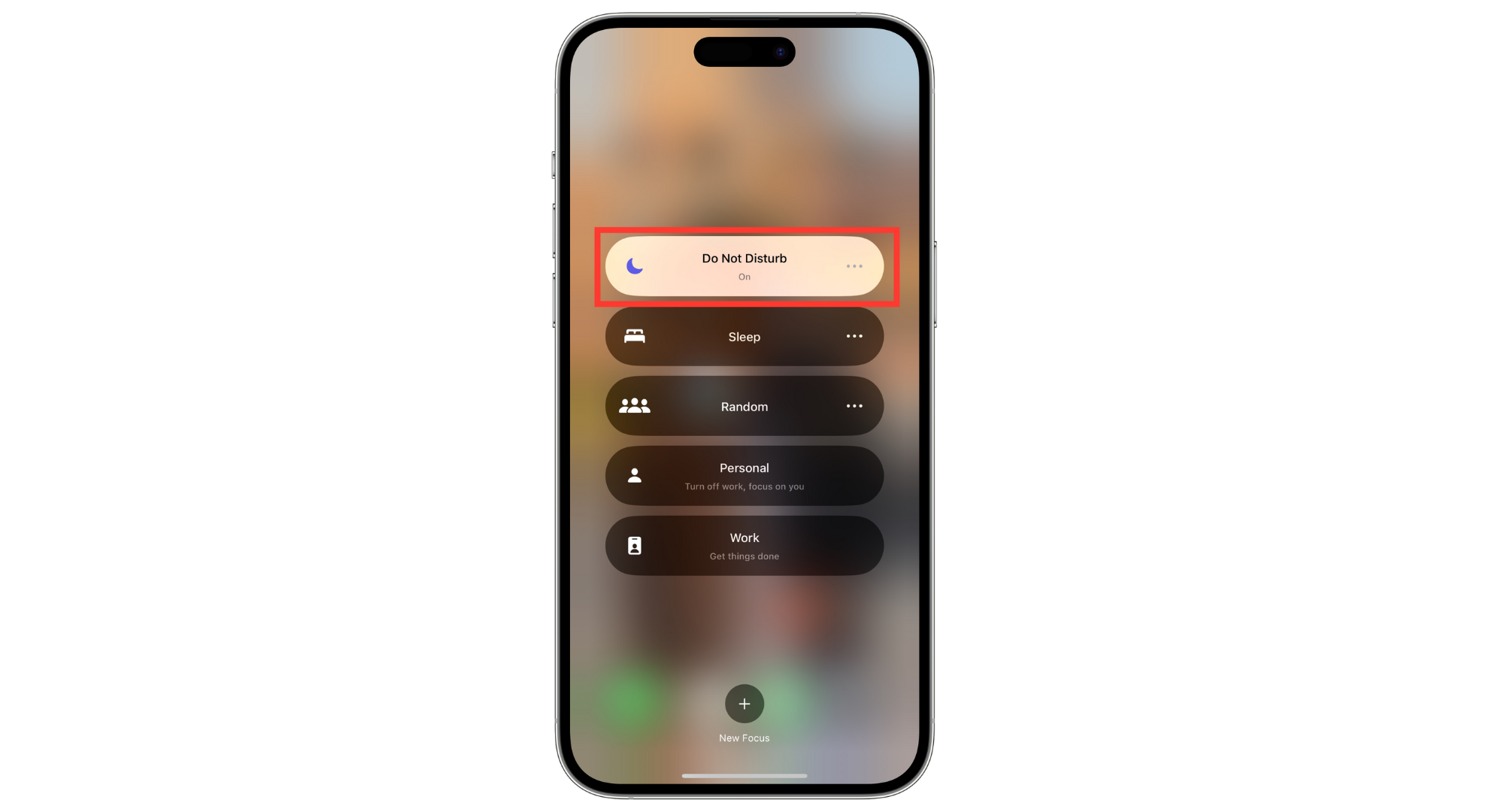 اضغط على عدم الإزعاج