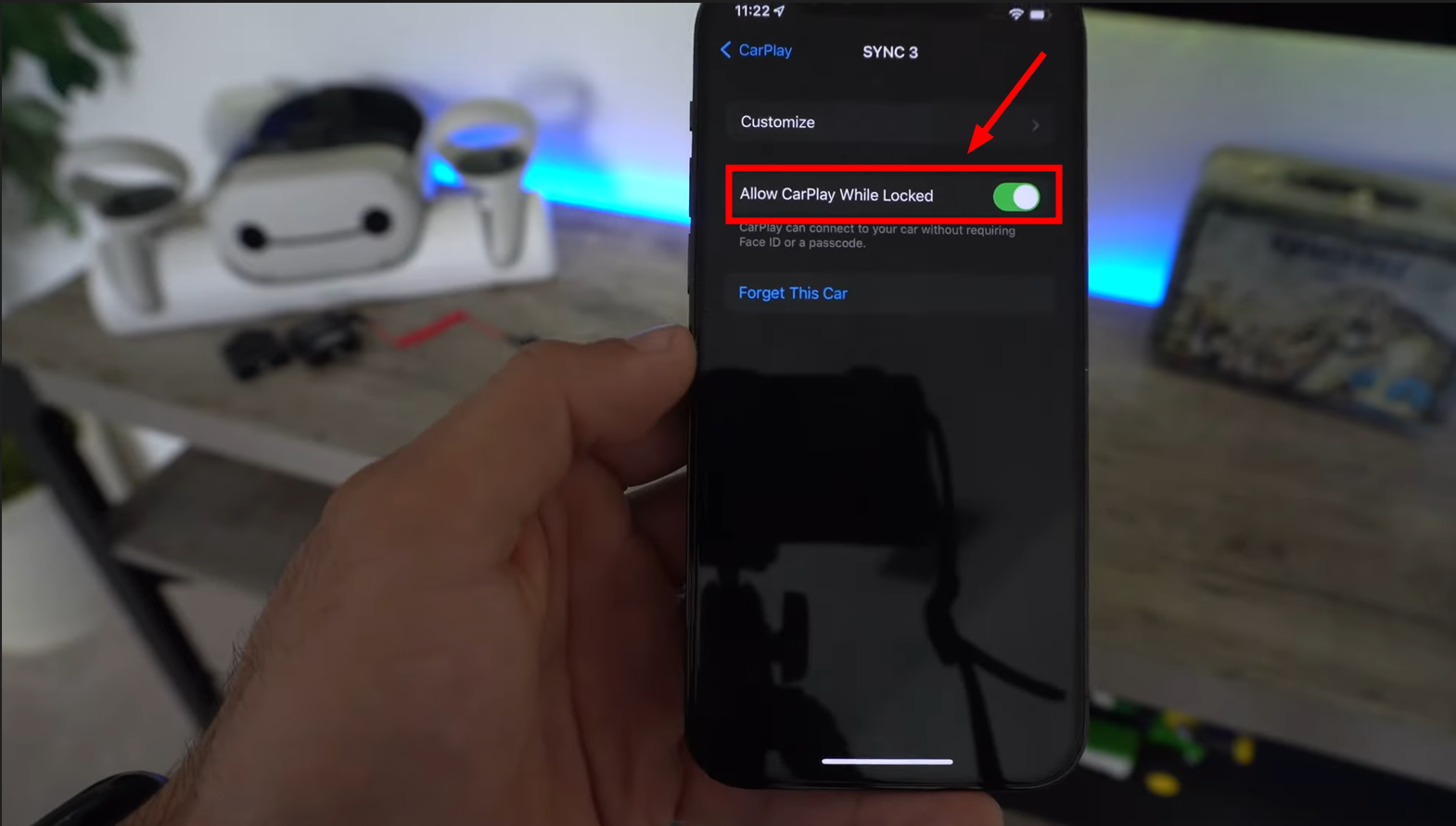 قم بتشغيل المفتاح