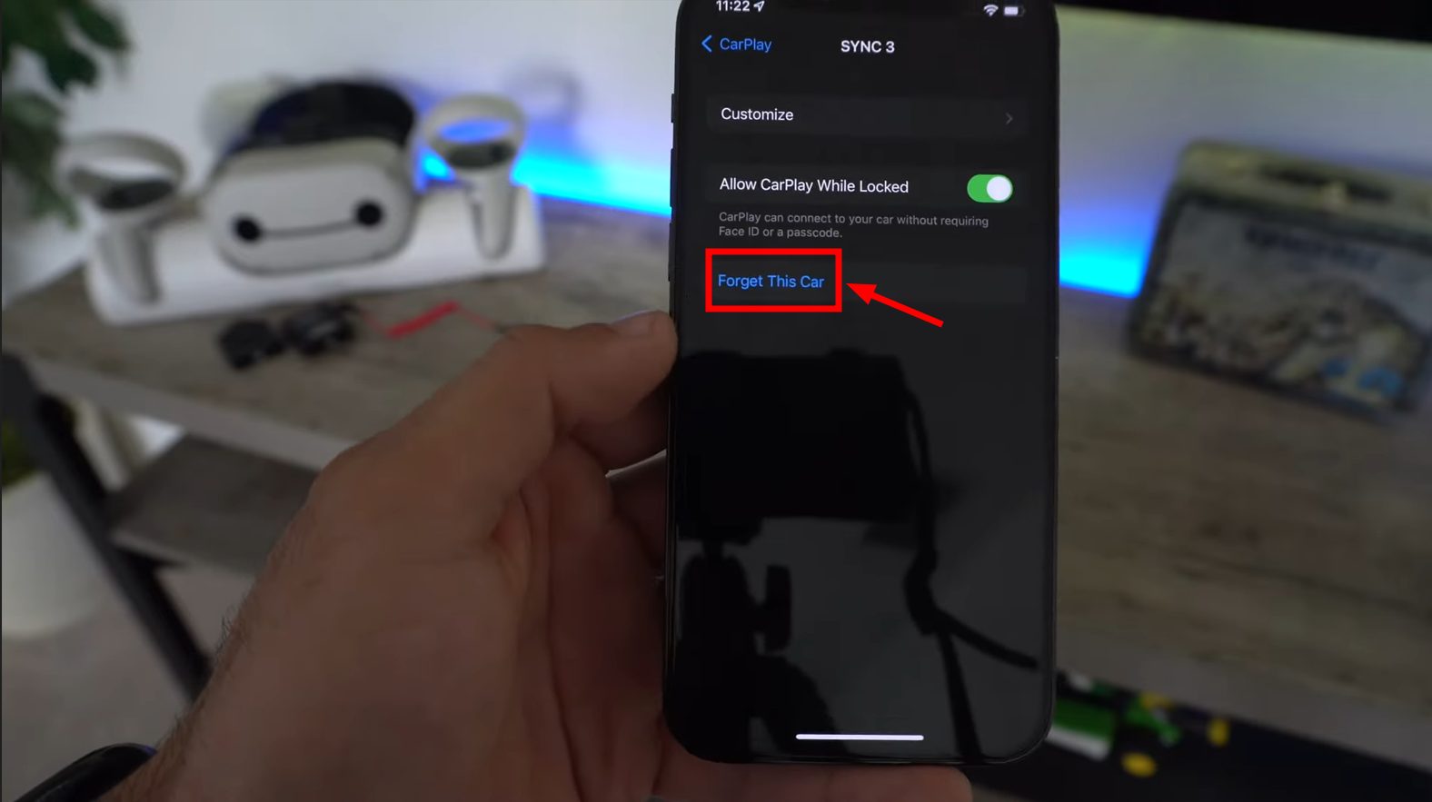 اضغط على نسيان هذه السيارة