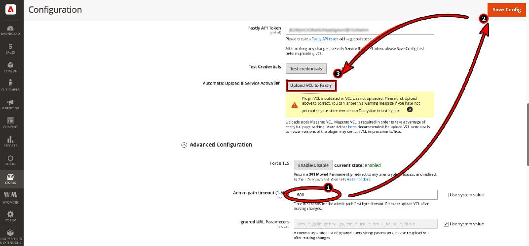 Upload VCL to Fastly
