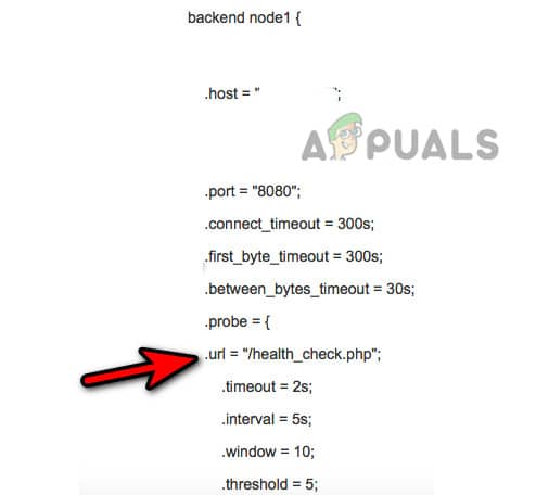 إزالة Health_Check من إعدادات Varnish