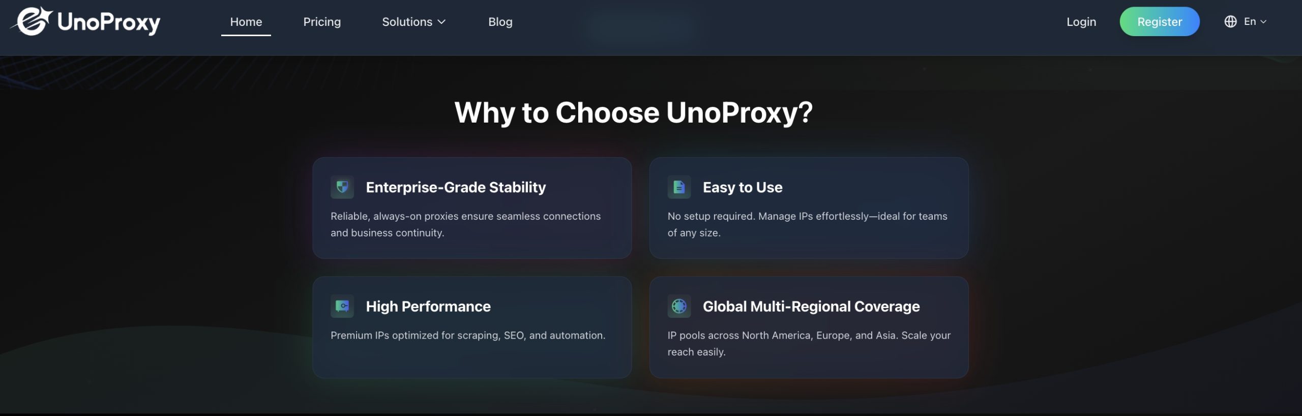 جرب UnoProxy