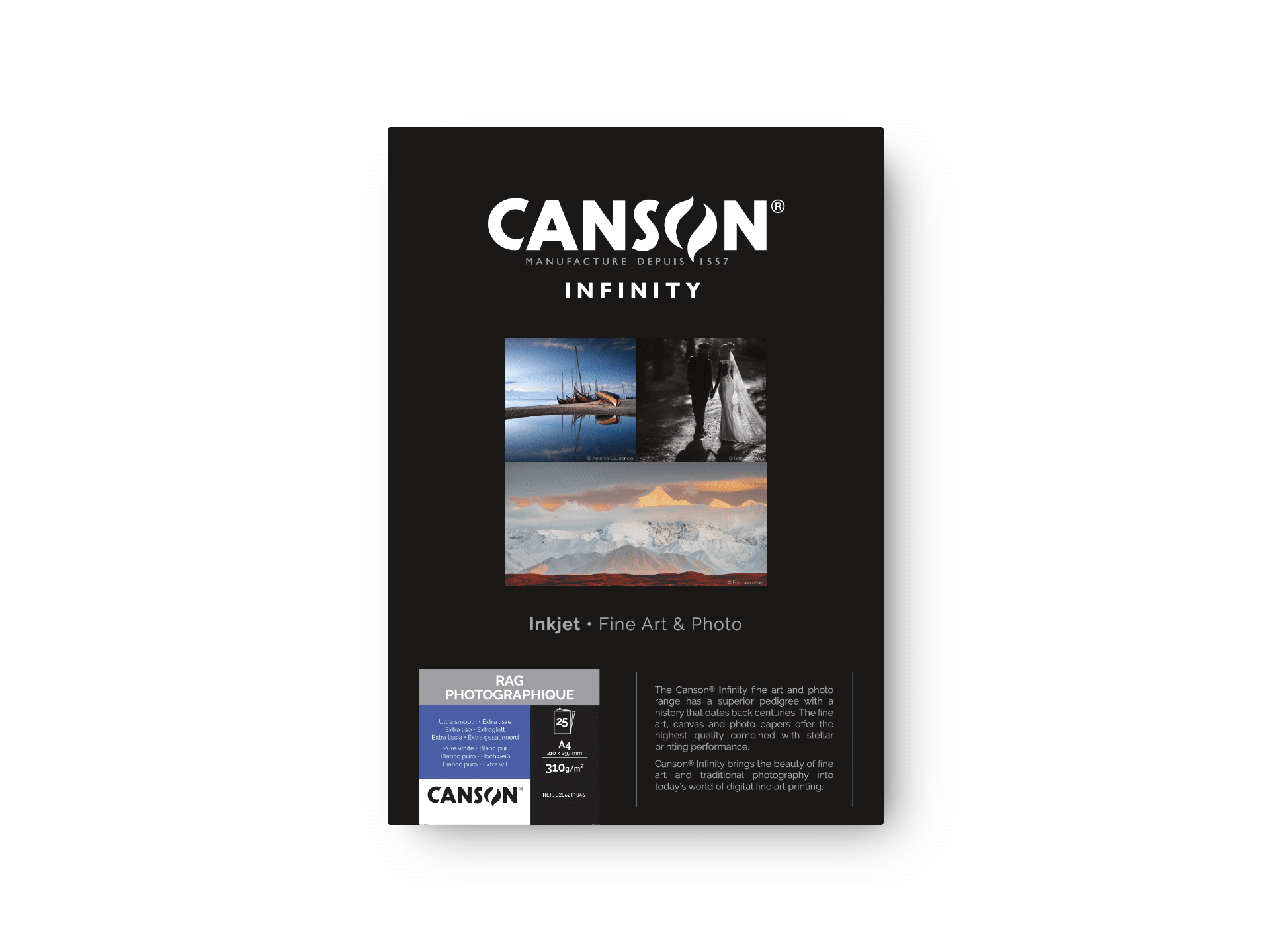 ورق صور غير لامع