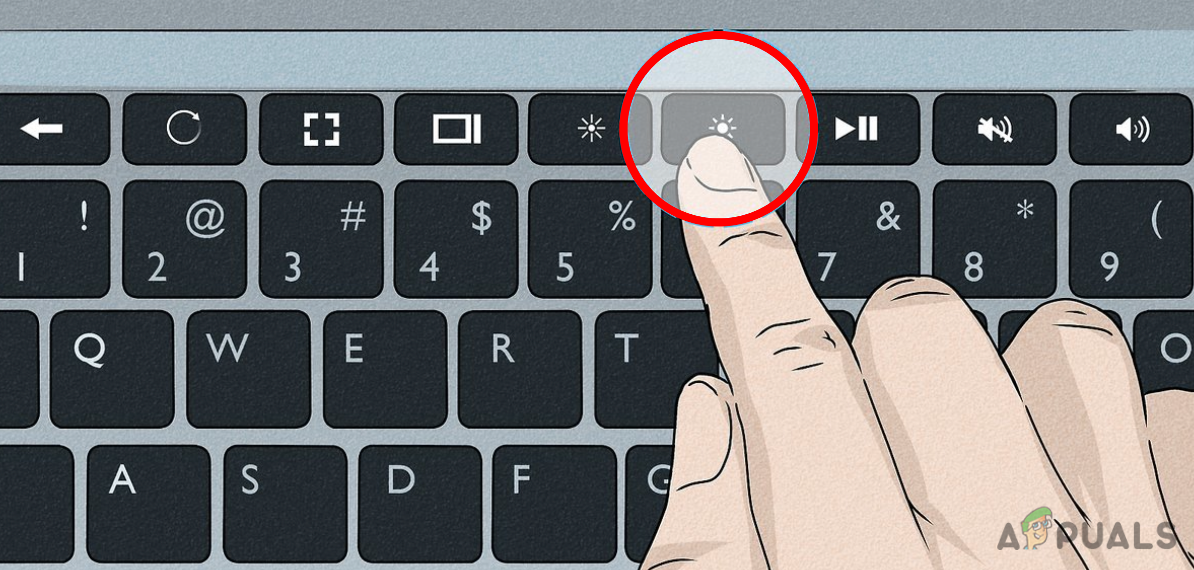 التحقق من السطوع