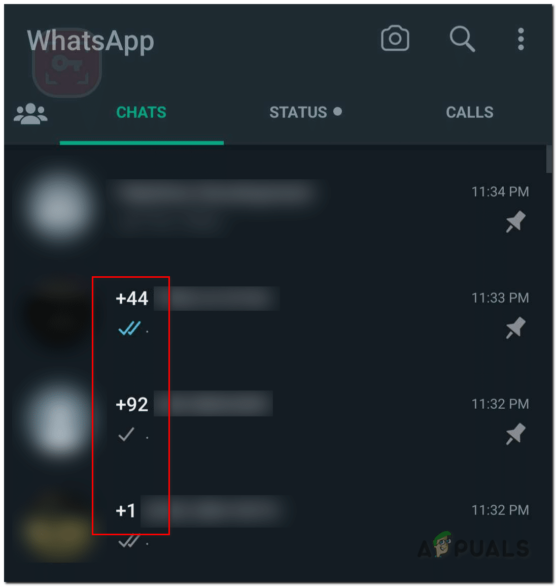 جهات الاتصال لا تظهر في WhatsApp