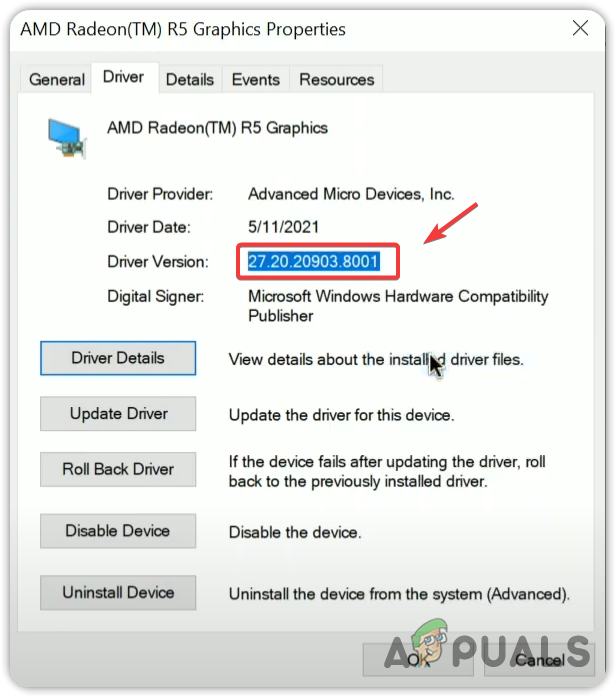 نسخ إصدار برنامج تشغيل AMD