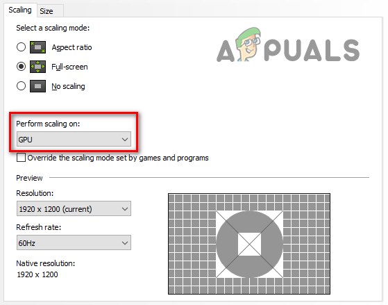 تمكين تحجيم GPU