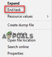 إنهاء المهمة