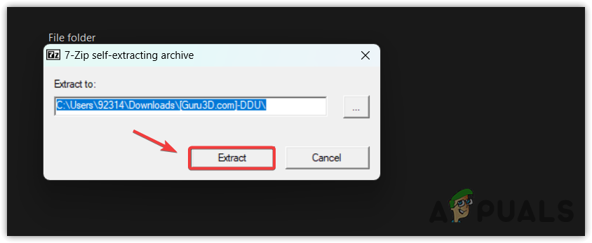 استخراج تطبيق DDU